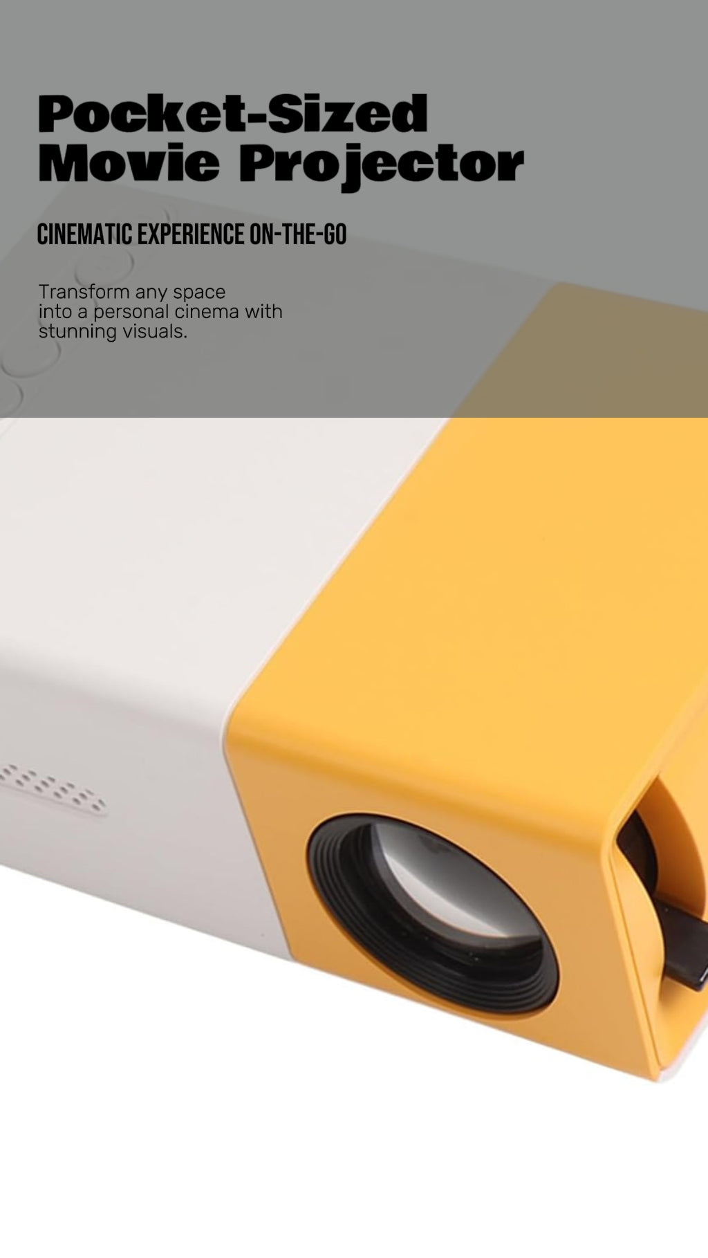 Mini Portable Movie Projector – Bring the Big Screen Anywhere!