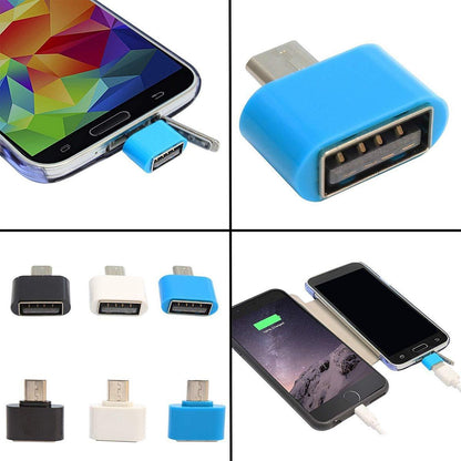 Micro Usb Otg To Usb 2.0 (Android Supported)