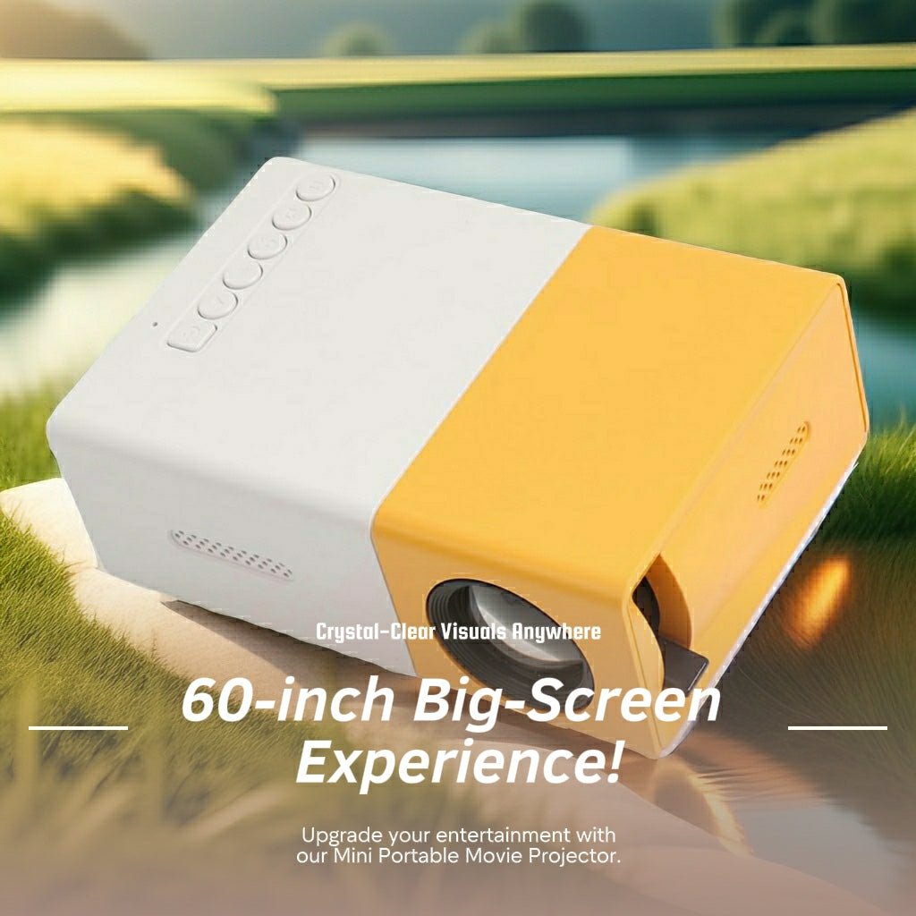 Mini Portable Movie Projector – Bring the Big Screen Anywhere!