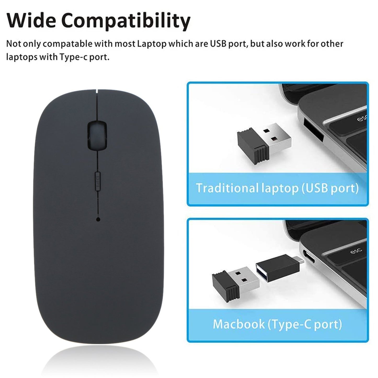 Wireless Mouse For Laptoppcmacipad Procomputer