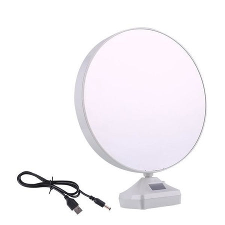 Plastic 2 In 1 Mirror Come Photo Frame With Led Light