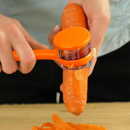 SmartPeel Pro™ – The Ultimate 2-in-1 Stainless Steel Peeler with Built-In Peel Collector