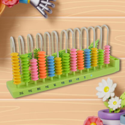 Abacus 13 Rods Counting Abacuses Toy Bead Educational Tools (1 Set)