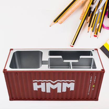 Shipping Container Pen Holder Shipping Container Model Pen Name Cardholder Simulated Container Model For Business Gift