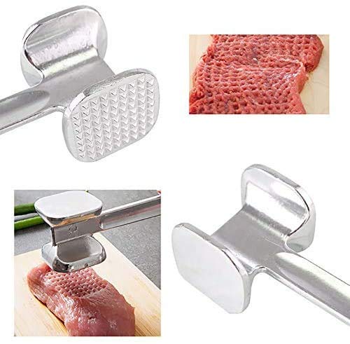 Double Side Beaf Steak Mallet Meat Hammer Tool Aluminium High Quality Tool For Home  Restaurant Use