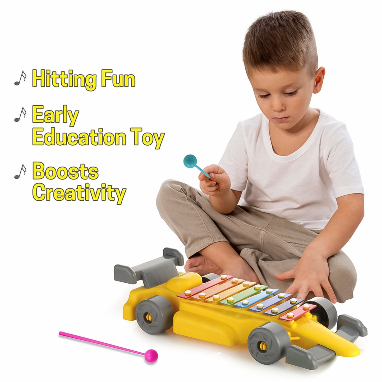 Musical Car Xylophone Toy – Fun, Learning &amp; Creativity in One! 🎶🚗