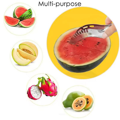 SliceMaster™ 3-in-1 Stainless Steel Watermelon & Fruit Slicer