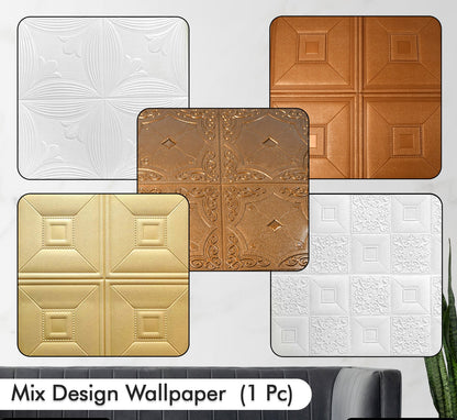 DecoLux 3D Foam Wall Panels – Premium Peel & Stick Wallpaper for Walls, Ceilings & Furniture