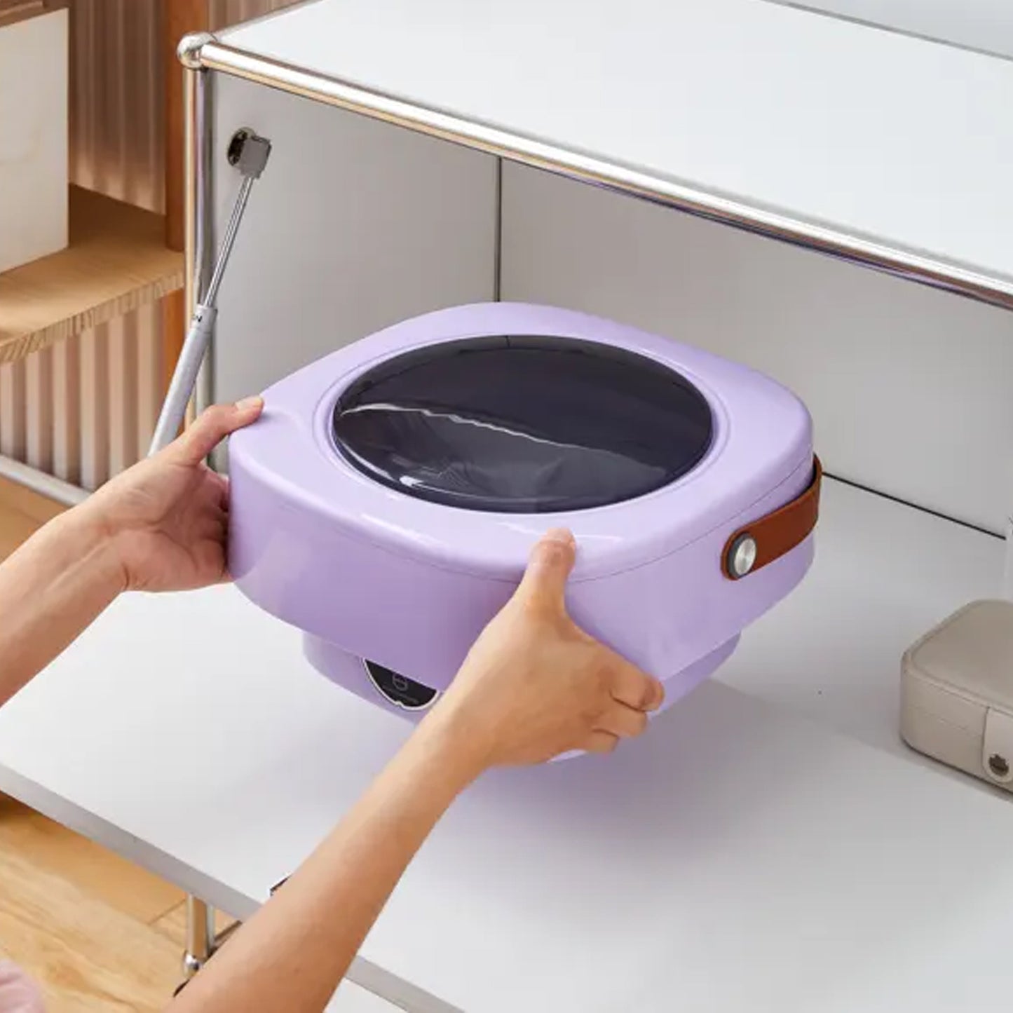 Travel-Friendly Foldable Washing Machine – Compact & Portable Laundry Washer