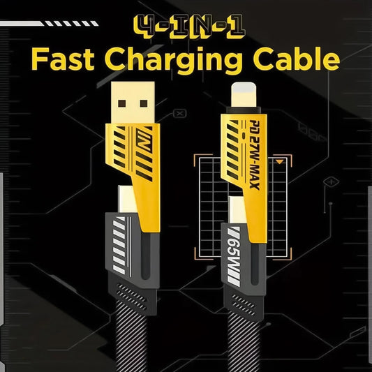 Quad Pro 4-in-1 Multiport Fast Charging Cable