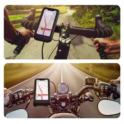 Rotation Bike Phone Mount Waterproof Cell Phone Holder (1 Pc)