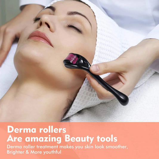 Derma Roller Anti Ageing And Facial Scrubs  Polishes Scar Removal Hair Regrowth (2 Mm)