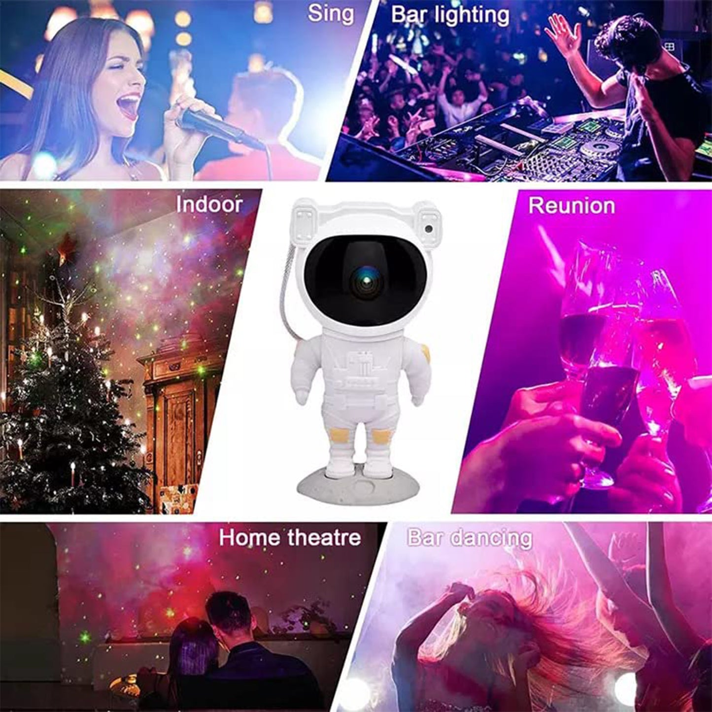 4530 Robot Sky Space Stars Light Astronaut Galaxy Projector Night Lamp Bedroom Kids Projector Remote Control Star Projector Will Take Childrens To Explore The Vast Starry Sky For Adults Raksha Bandhan Diwali Gift