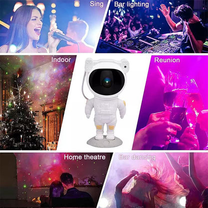 4530 Robot Sky Space Stars Light Astronaut Galaxy Projector Night Lamp Bedroom Kids Projector Remote Control Star Projector Will Take Childrens To Explore The Vast Starry Sky For Adults Raksha Bandhan Diwali Gift