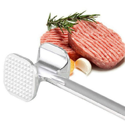 Double Side Beaf Steak Mallet Meat Hammer Tool Aluminium High Quality Tool For Home  Restaurant Use