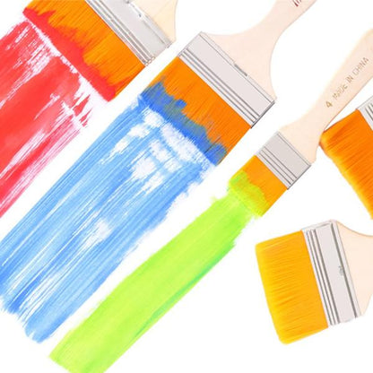 Artistic Flat Painting Brush - Set Of 12