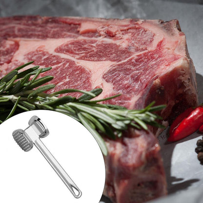 Double Side Beaf Steak Mallet Meat Hammer Tool Aluminium High Quality Tool For Home  Restaurant Use