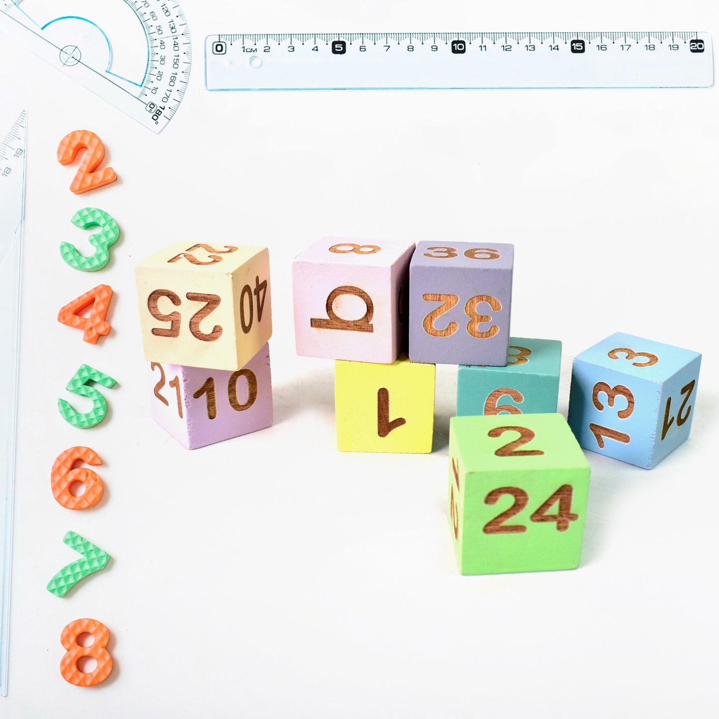 Wooden Mathtime For Kids - Educational Math Card Game