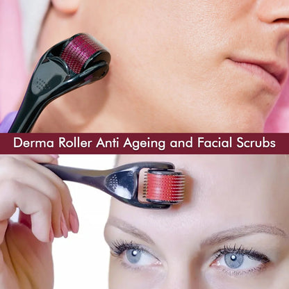 Derma Roller Anti Ageing And Facial Scrubs  Polishes Scar Removal Hair Regrowth (2 Mm)