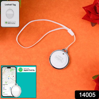 Smart GPS Bluetooth Tracker – Find My App Compatible, Precision Location Finder with Sound Alarm, Durable & Compact Anti-Lost Tag for iOS