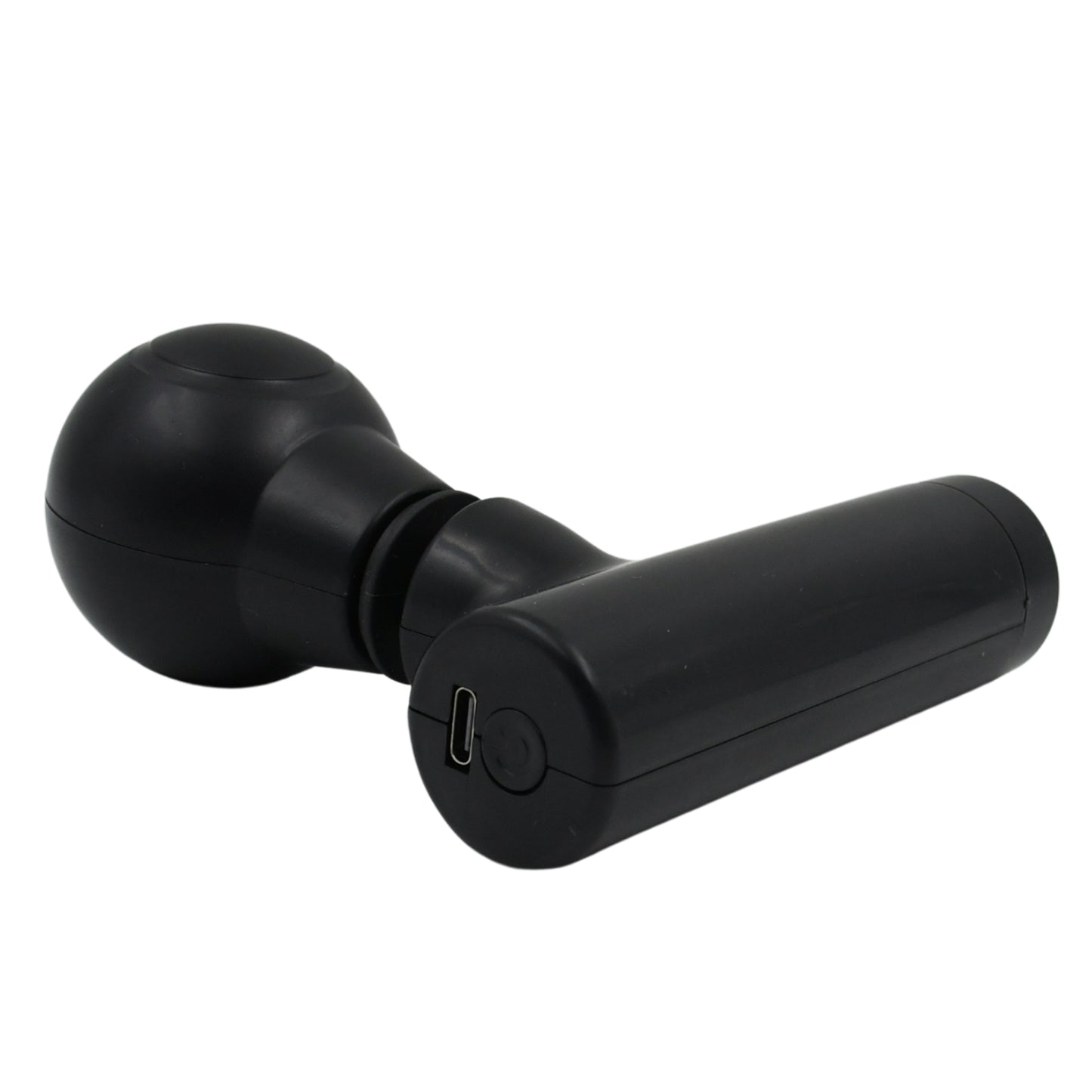 Black Mini Pocket Size Vibrator Full Body Massager Cordless One Button Operation For Body Pain  Relaxation