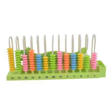 Abacus 13 Rods Counting Abacuses Toy Bead Educational Tools (1 Set)